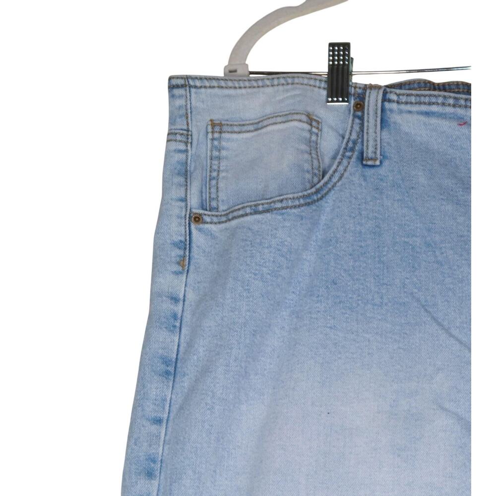 No Boundaries Jeans Womens 20 XXL Light Wash Wide Leg Baggy High Rise Stretch - Picture 6 of 14